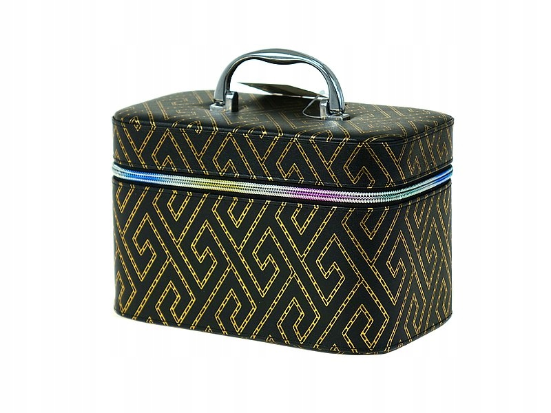 Stylowy design – Czarne wykończenie z złotymi wzorami