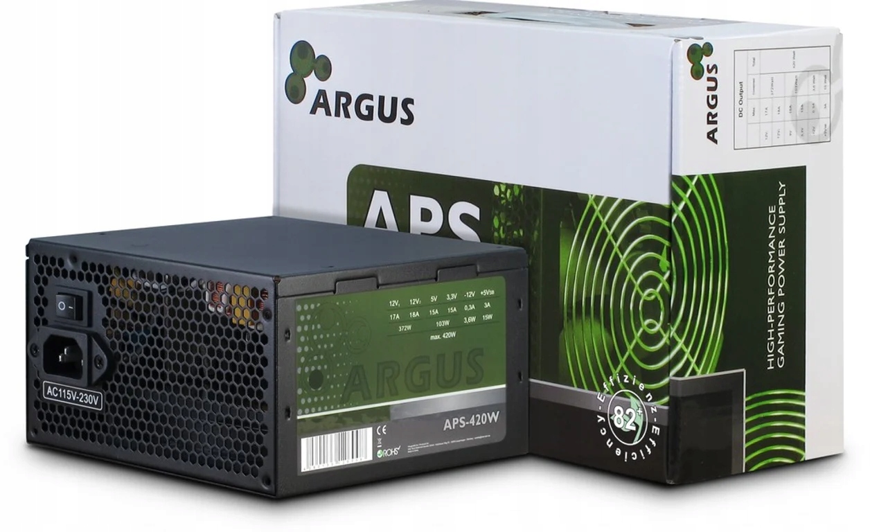 Zasilacz Inter-Tech Argus 420W – Wydajność dla wymagających użytkowników