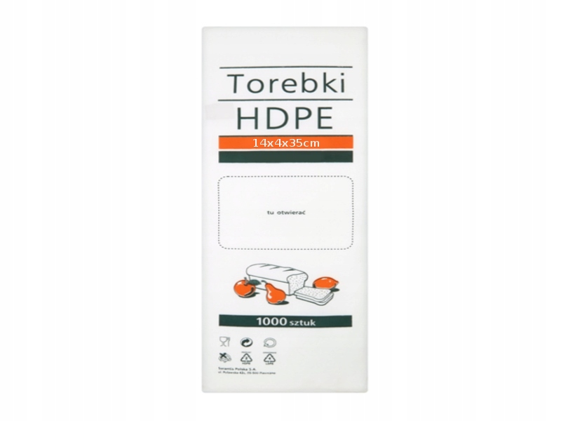 Stella Torebki spożywcze HDPE – Przezroczyste i praktyczne rozwiązanie