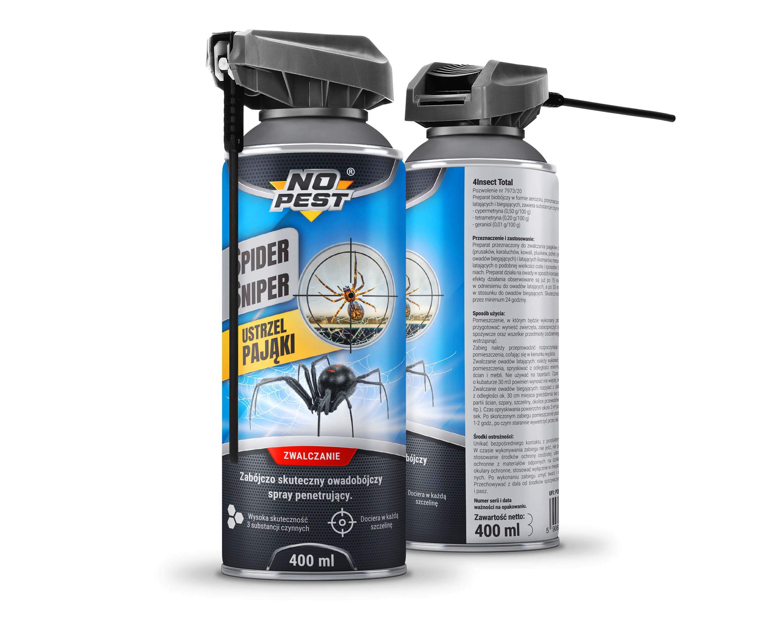SPIDER SNIPER ŚRODEK PŁYN SPRAY – Skuteczna ochrona przed pająkami i insektami
