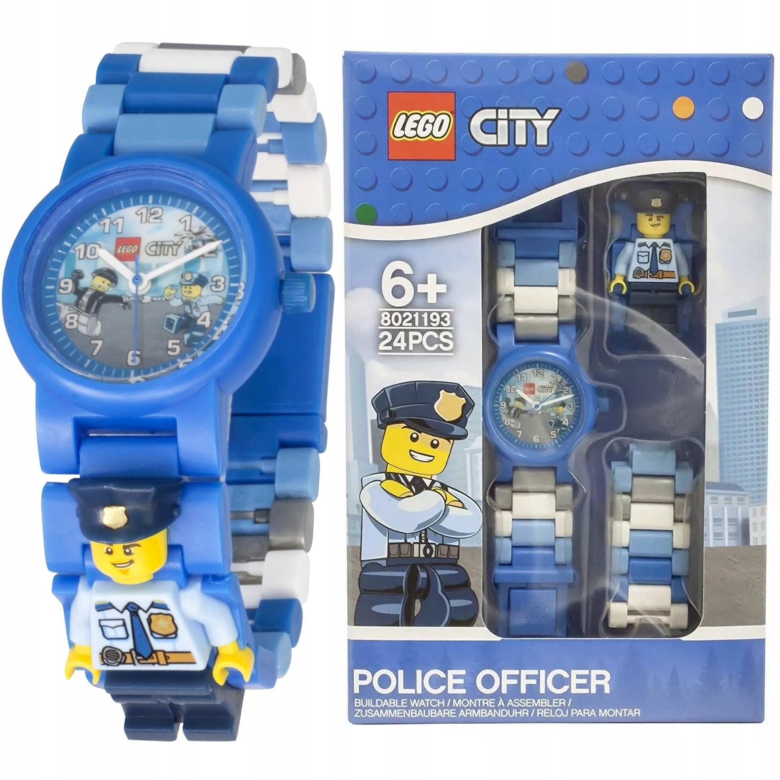 LEGO Zegarek City Policjant – Idealny dla małych detektywów