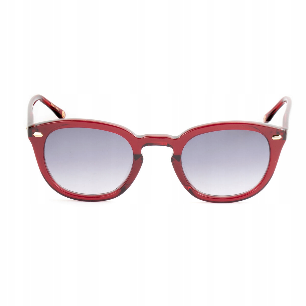 Modny design i kolorystyka – Czerwone i szare okulary