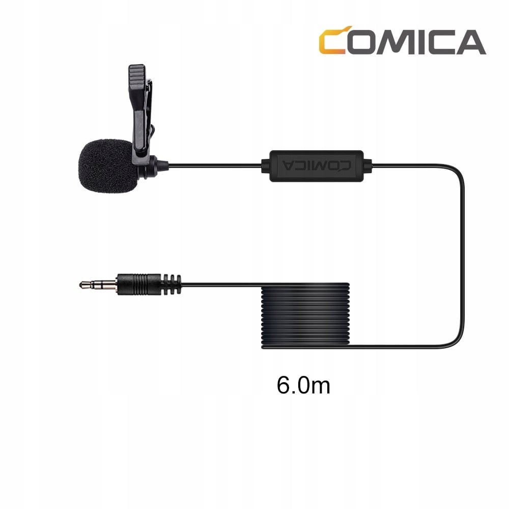 Comica CVM-V01CP 6m – Mikrofon krawatowy dla smartfonów