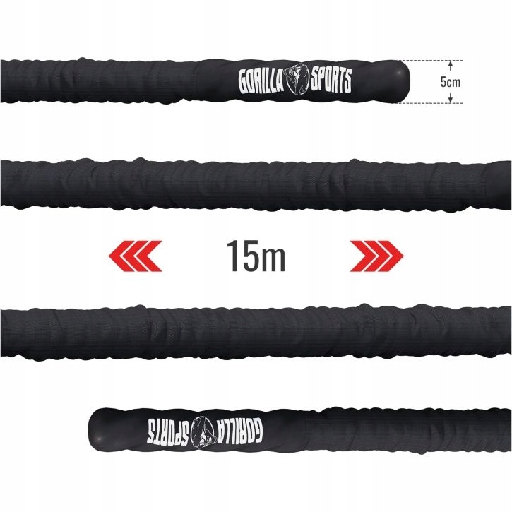 Lina treningowa Battle rope 15m x 5cm – Twój klucz do efektywnego treningu