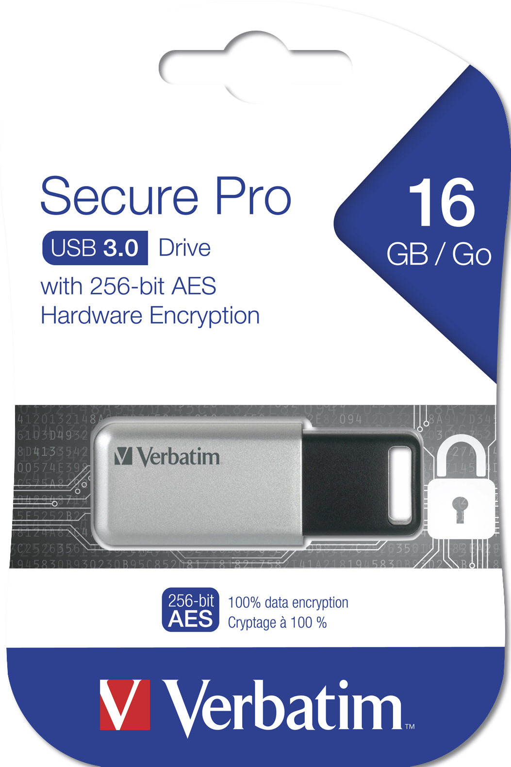 Pendrive Verbatim Secure Pro 16 GB – Bezpieczne przechowywanie danych