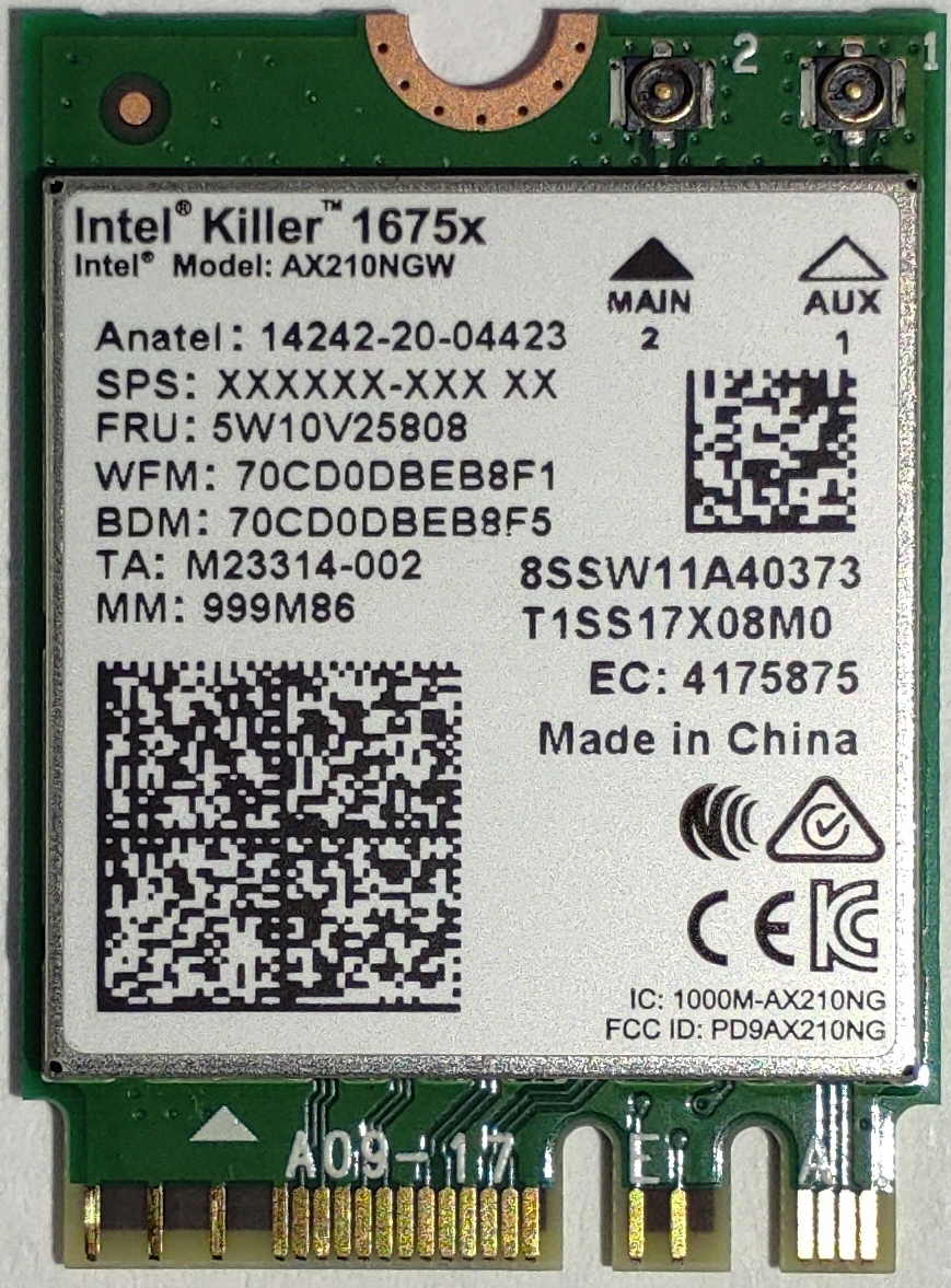 Intel INTEL NIC WI-FI 6E AX210 1675 2x2 AX R2 – Nowoczesna karta sieciowa do Twojego komputera
