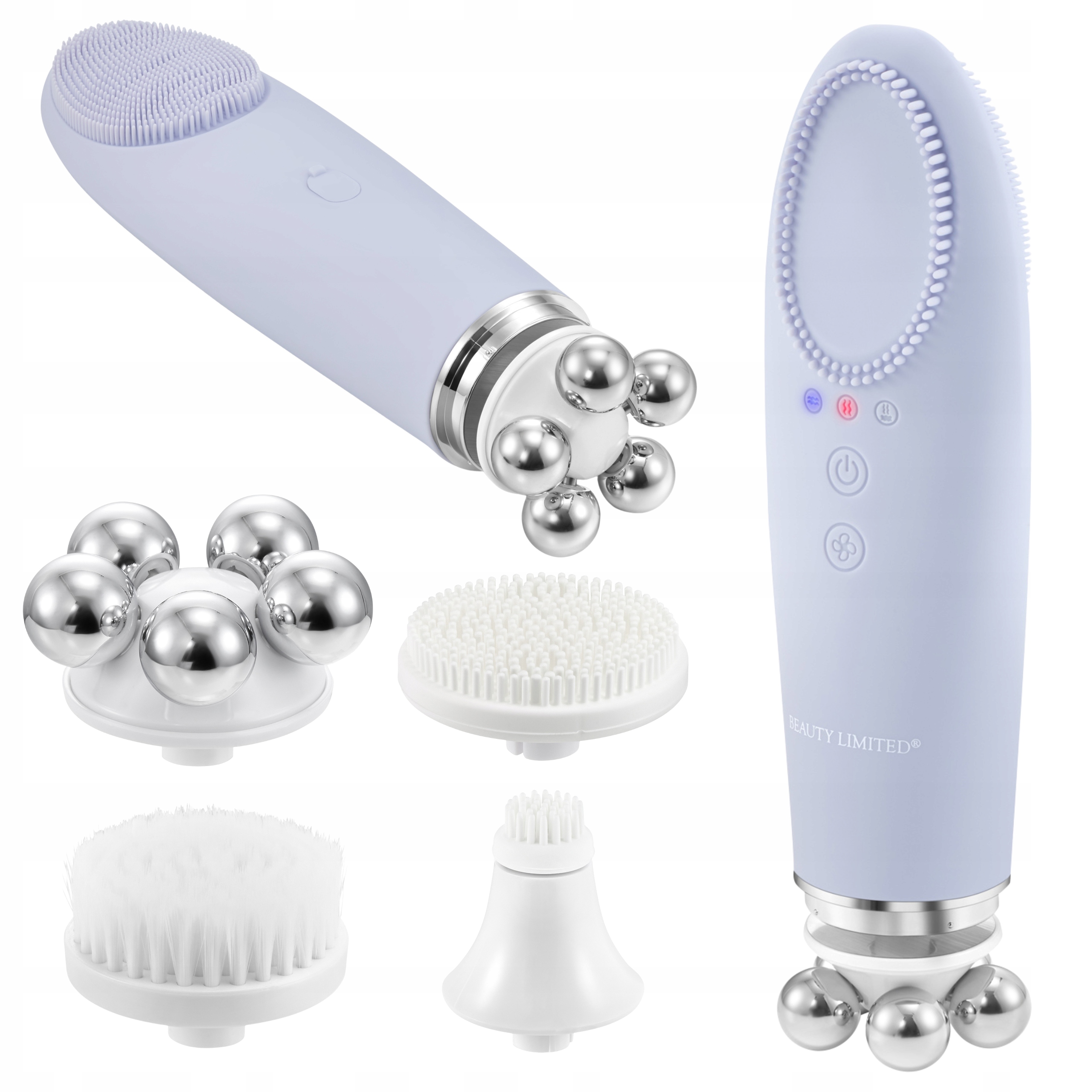 Szczoteczka soniczna do twarzy 5w1 SkinClean Wand Gray – Innowacyjna pielęgnacja skóry