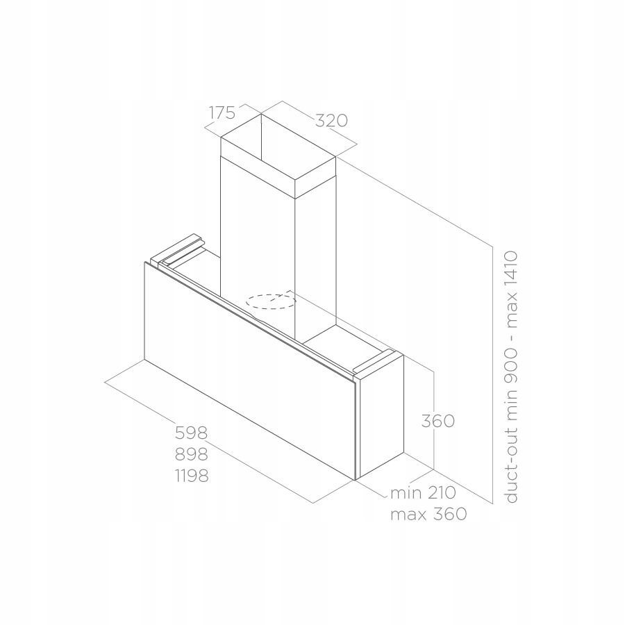 Wszechstronność instalacji – Regulacja głębokości od 21 cm do 36 cm