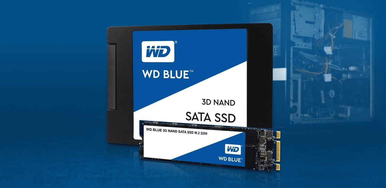 WD Blue 3D NAND SATA SSD WDS500G2B0B - SSD - 500 Go - interne - M.2 2280 -  SATA 6Gb/s - Disques durs internes - Achat & prix