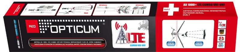 Antena Opticum AX1000+ LTE Combo w opakowaniu