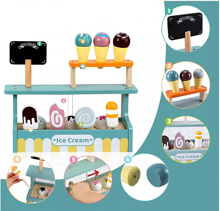 Gałki lodów na magnesy – wybierz swój ulubiony smak!