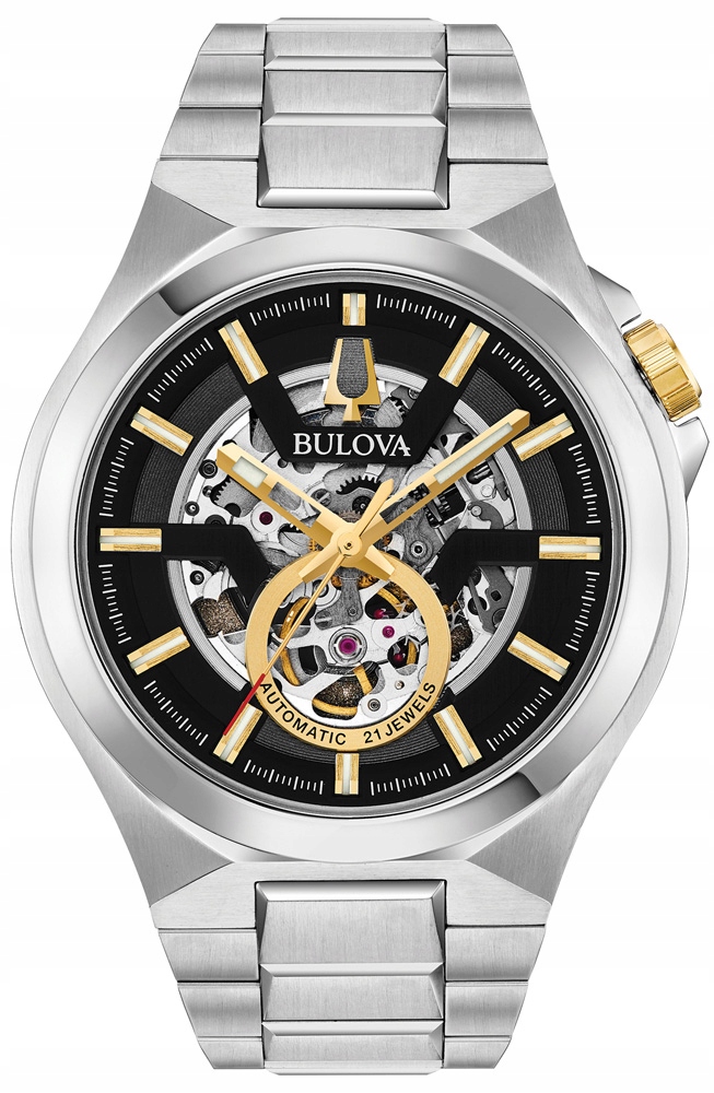 Zegarek męski Bulova 98A224 srebrny – Elegancja i precyzja w jednym