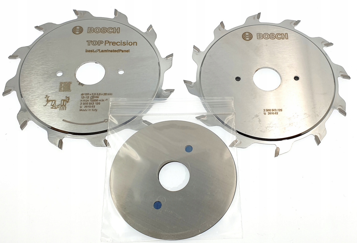 Regulowana szerokość cięcia dzięki podkładkom