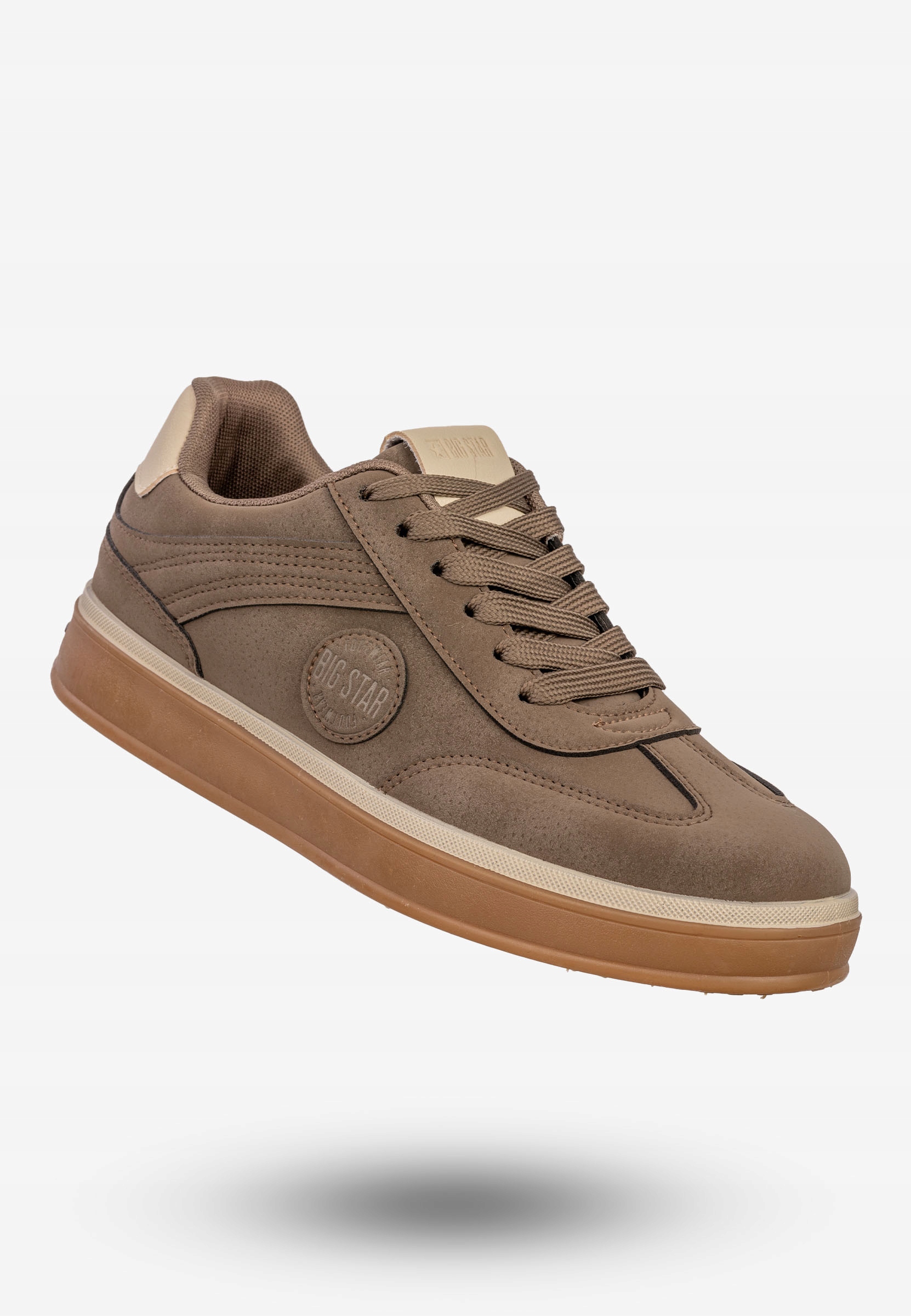 Big Star Shoes SS174020 Brązowe 43 – Stylowe sneakersy męskie na każdą okazję