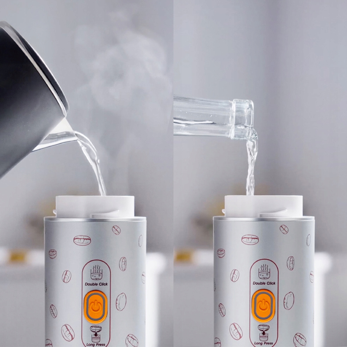 Wbudowany akumulator 7500 mAh – kawa bez ograniczeń