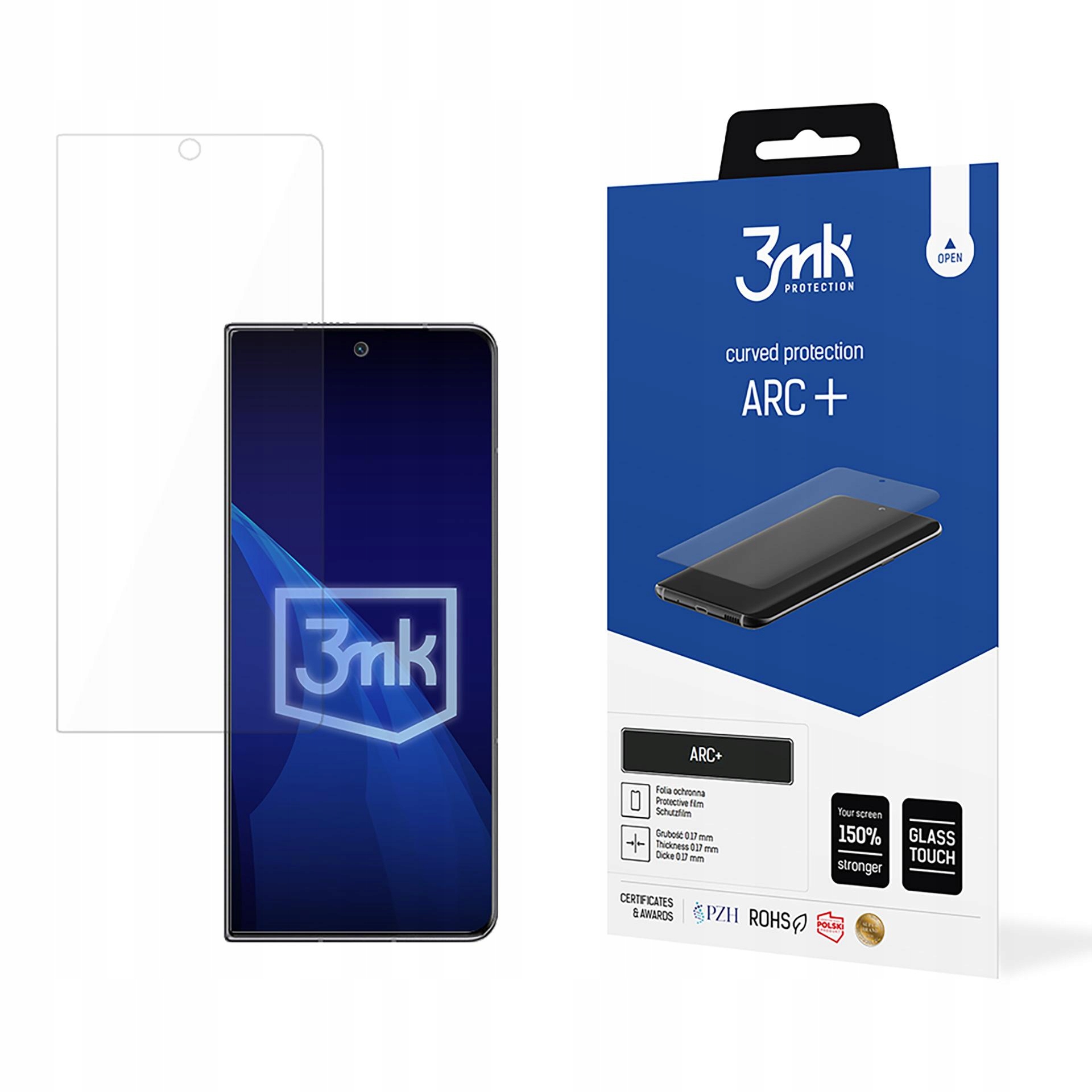 TECNO PHANTOM V FOLD2 (FRONT) - Folia ochronna 3MK ARC+ dla Twojego smartfona