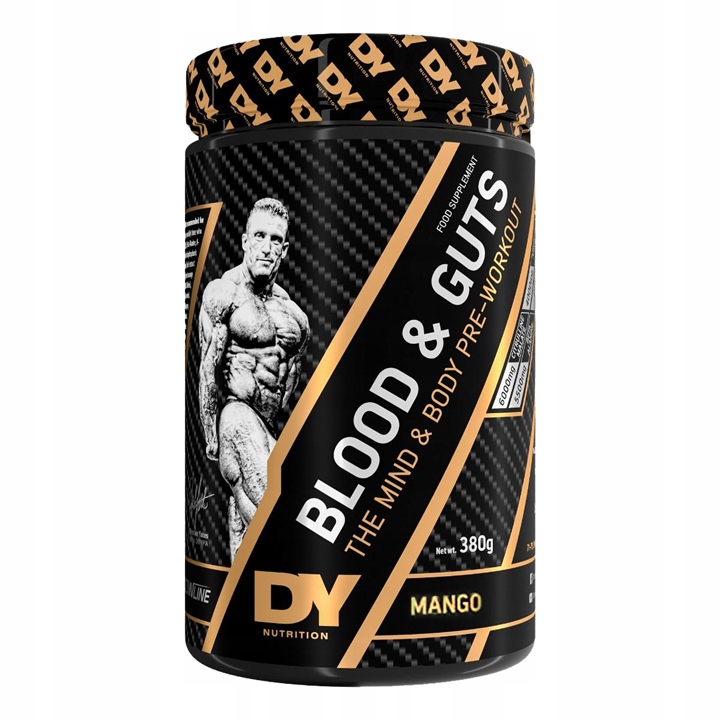 Dorian Yates - Blood and Guts, Mango – Suplement przedtreningowy dla maksymalnej wydolności