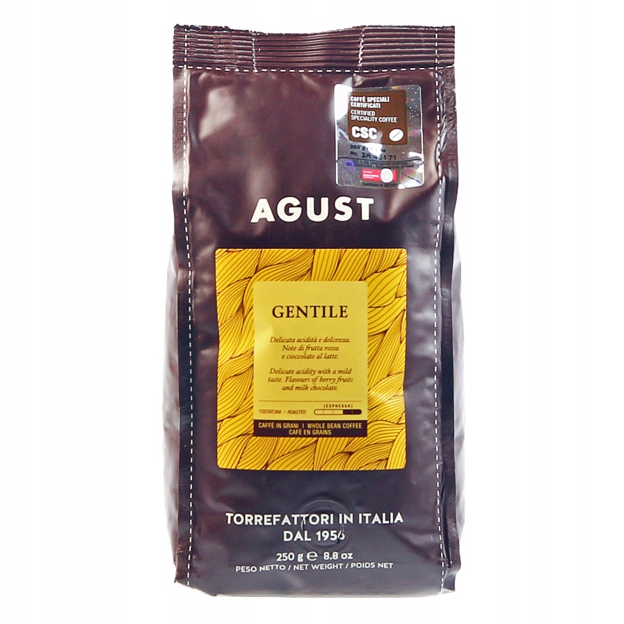 Niska zawartość kofeiny i średni stopień palenia