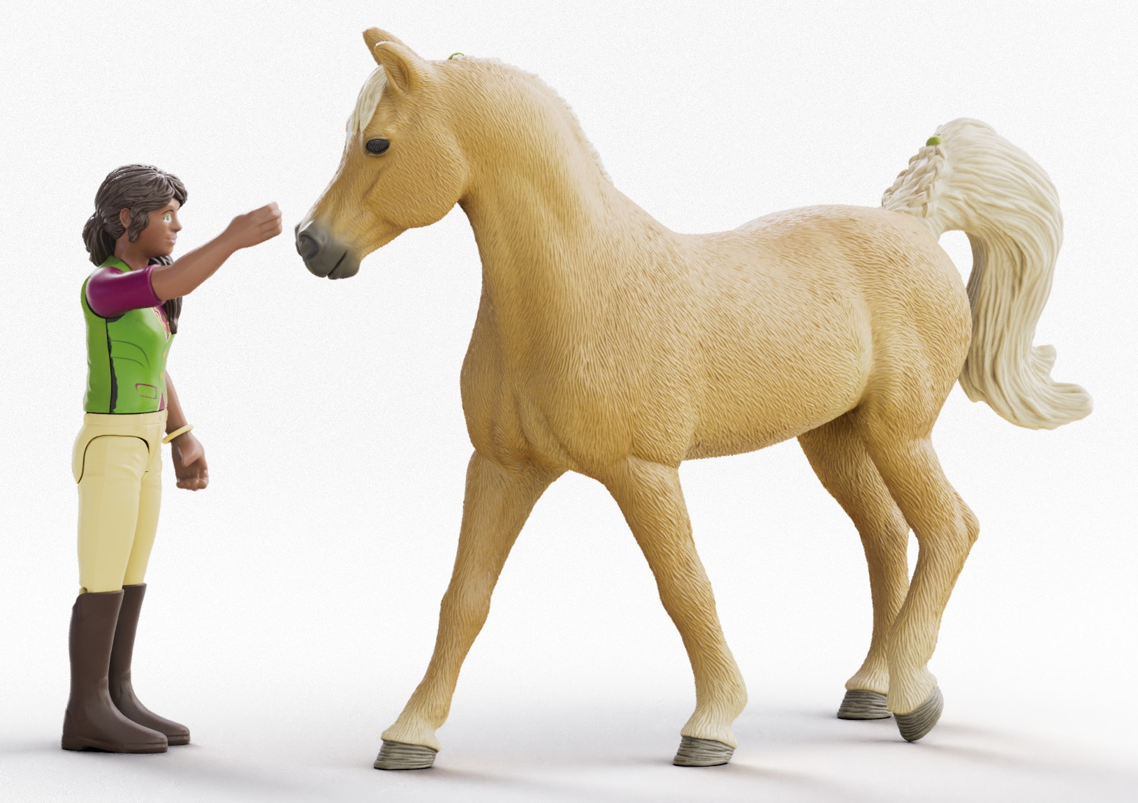 Schleich Horse Club Sarah & Mystery – Zestaw do zabawy dla miłośników koni