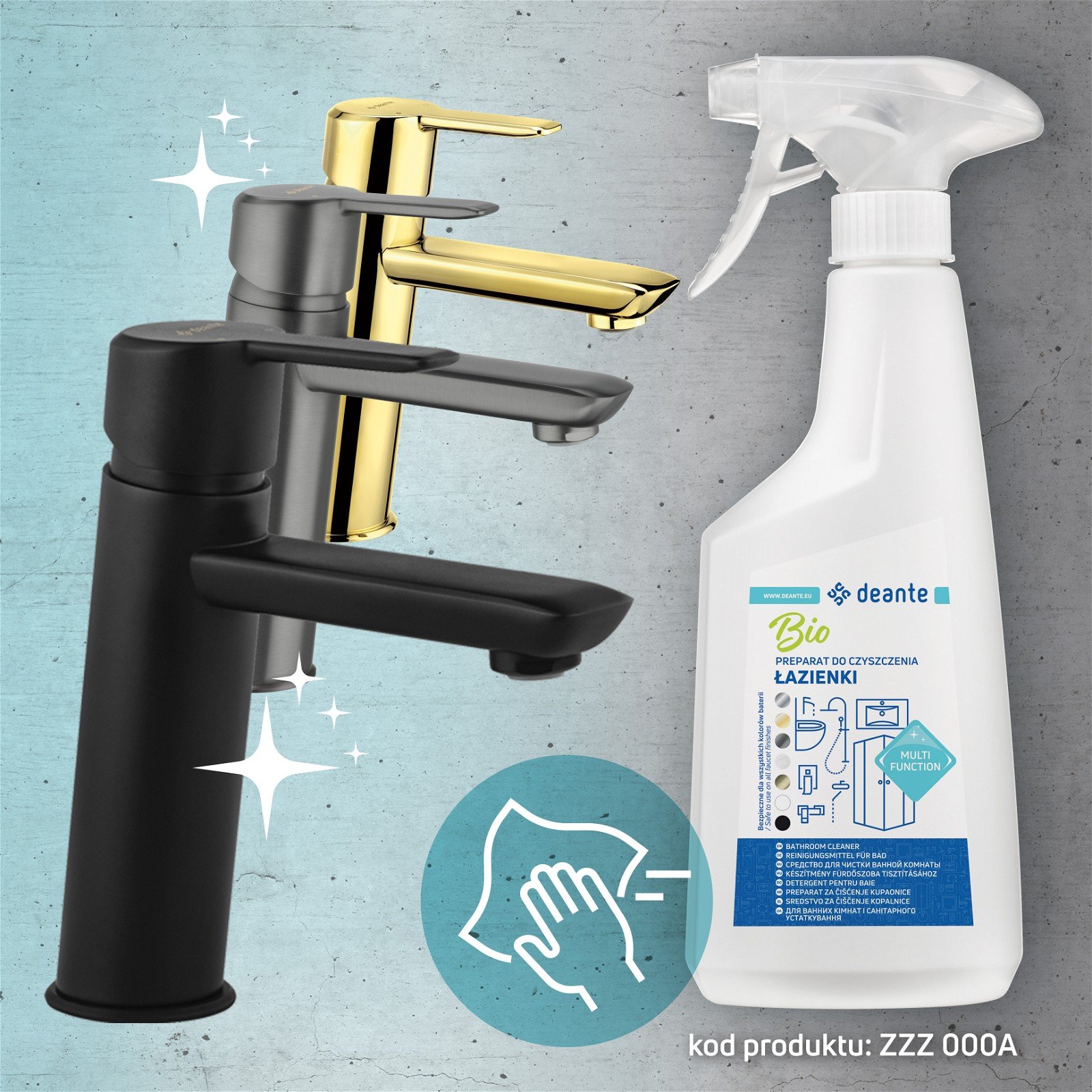 W ofercie preparat do czyszczenia armatury we wszystkich kolorach