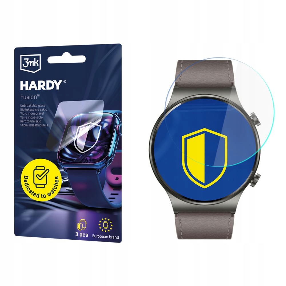 Huawei Watch GT 2 Pro Classic – Niezawodna ochrona z 3mk HARDY® Fusion