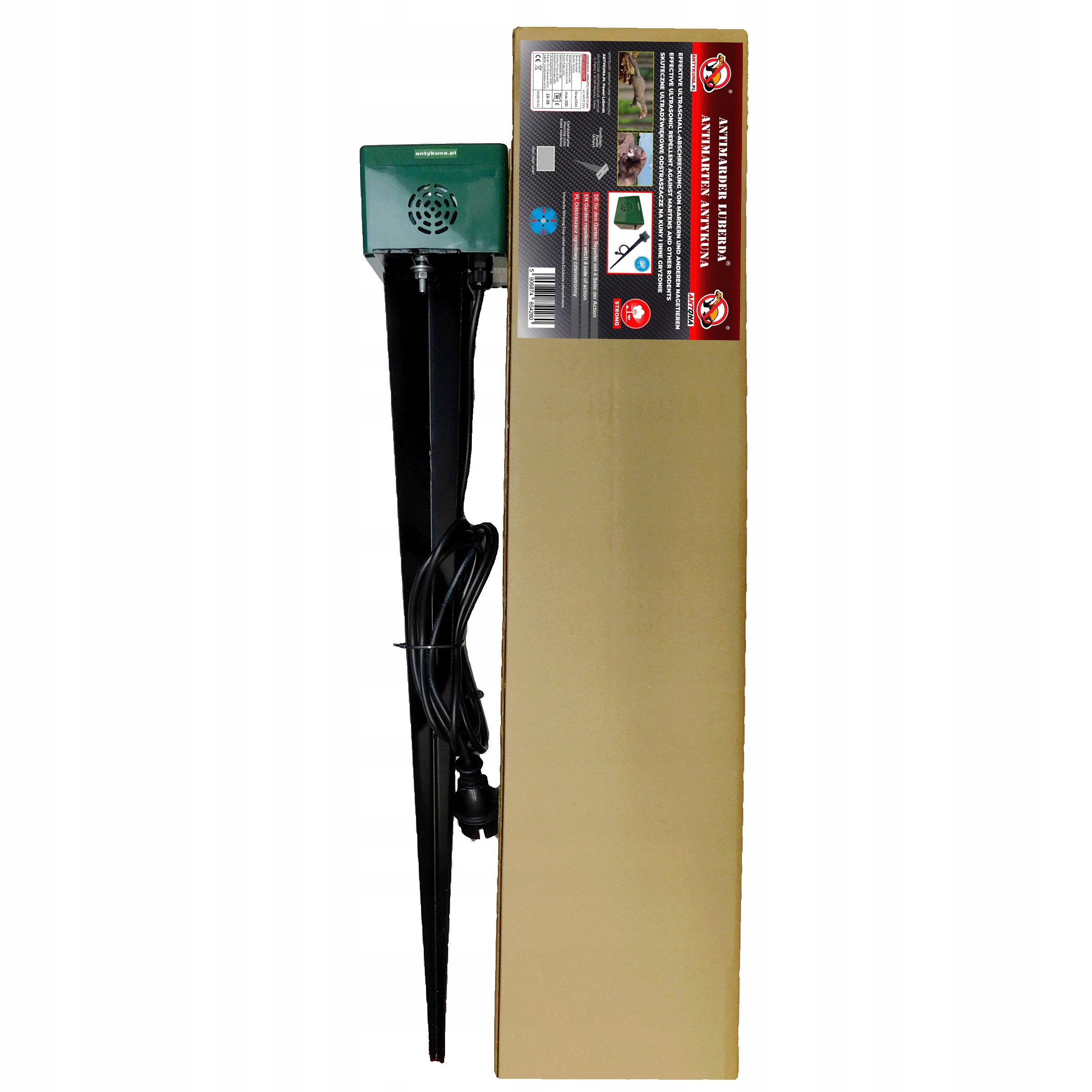 Odstraszacz MOCNY STRONG na KUNY, NORNICE, MYSZY i SZCZURY – Skuteczna ochrona Twojego ogrodu