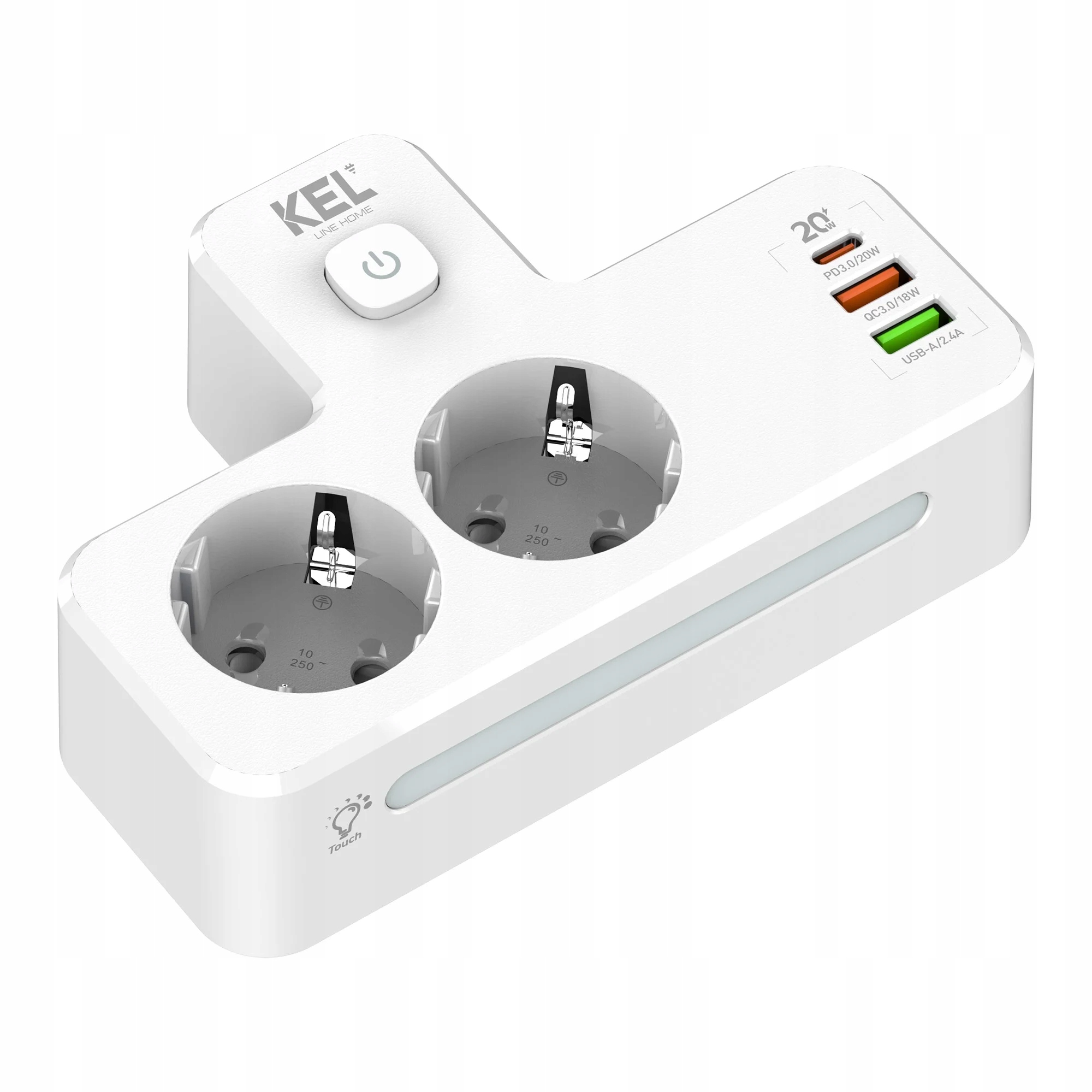 Wbudowany wyłącznik z lampką kontrolną – wygodne sterowanie