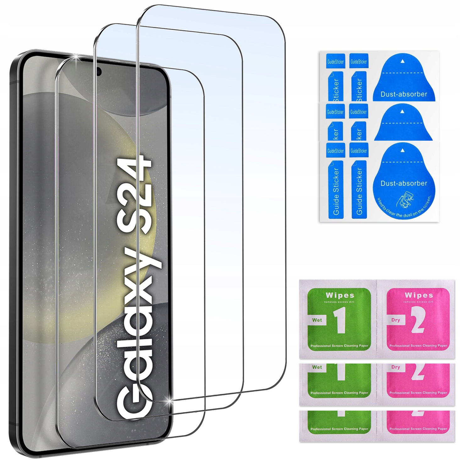 Zawartość zestawu: etui i szkło hartowane