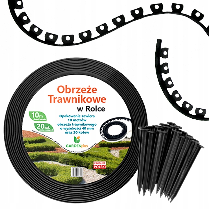 GardenPlus Obrzeże trawnikowe 40mm – Idealne rozwiązanie do Twojego ogrodu
