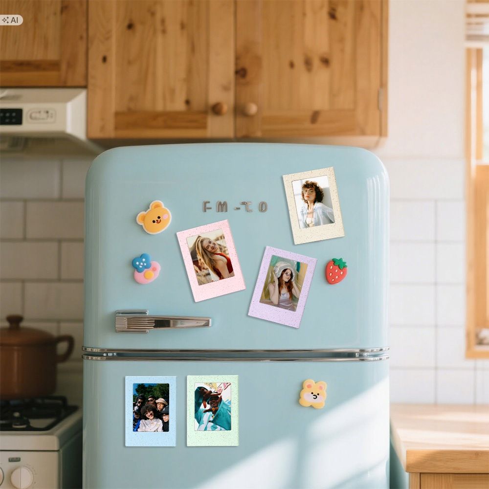 Ramka magnetyczna do zdjęć Instax Mini 5x – Pastelowe kolory dla Twoich wspomnień