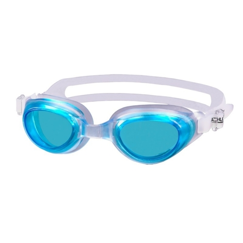 OKULARKI PŁYWACKIE AQUA SPEED AGILA JR biało - jasnoniebieskie