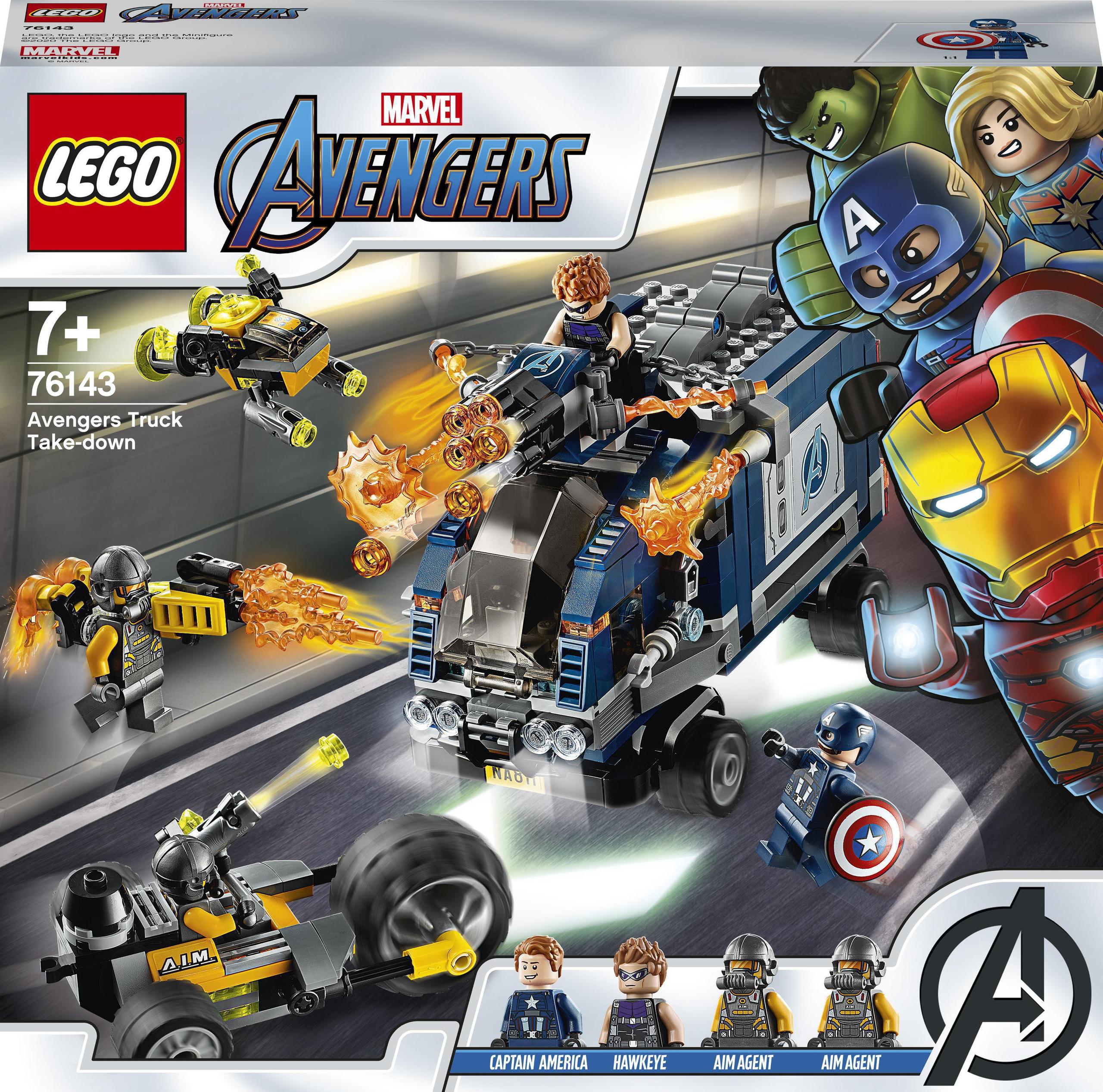 LEGO Avengers: Zatrzymanie ciężarówki 76143 – Emocjonująca zabawa dla młodych superbohaterów