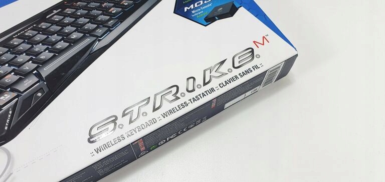 Bezprzewodowa klawiatura Mad Catz STRIKE M AZERTY – Mobilność i funkcjonalność w jednym