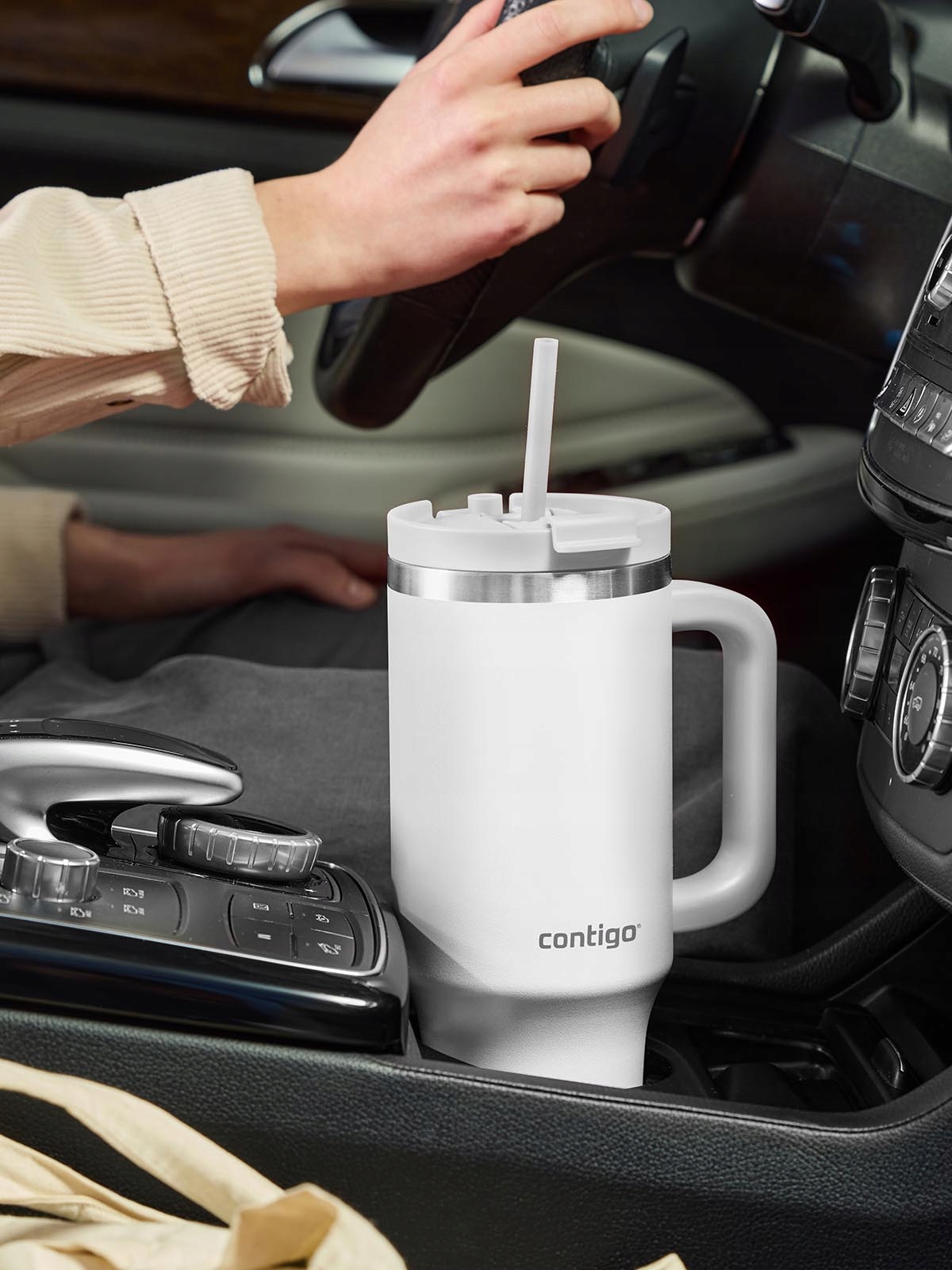 Kubek termiczny ze słomką Contigo Streeterville Tumbler 1200 ml - Salt