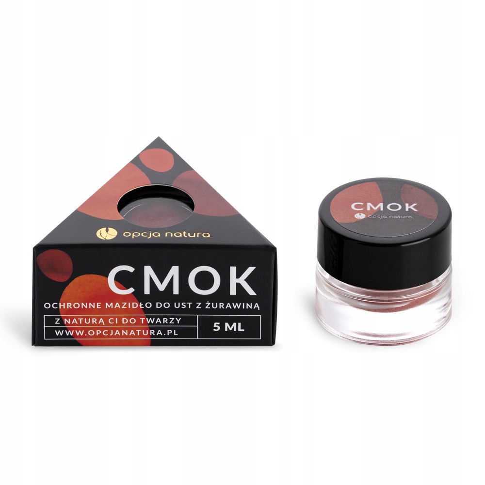 Opcja Natura CMOK – Ochronne mazidło do ust z żurawiną 5ml
