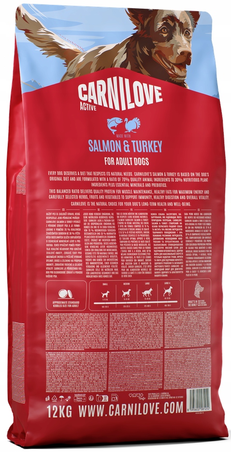 CARNILOVE Active Dog Salmon & Turkey – Pełnoporcjowa karma dla dorosłych psów