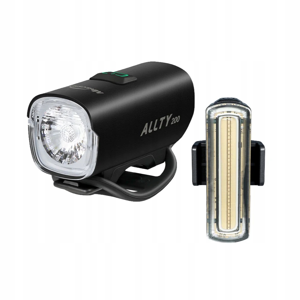 Zestaw MAGICSHINE Lampka przednia ALLTY 200 + Lampka tylna SEEMEE 20 V2.0 – Bezpieczeństwo i widoczność na drodze