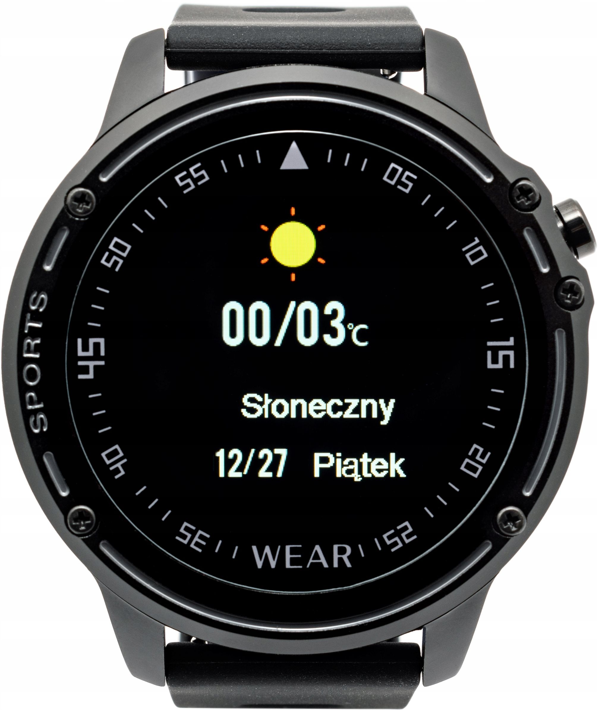 Watchmark L8 Czarny Smartwatch Morele Net