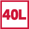 Pojemność 40 l