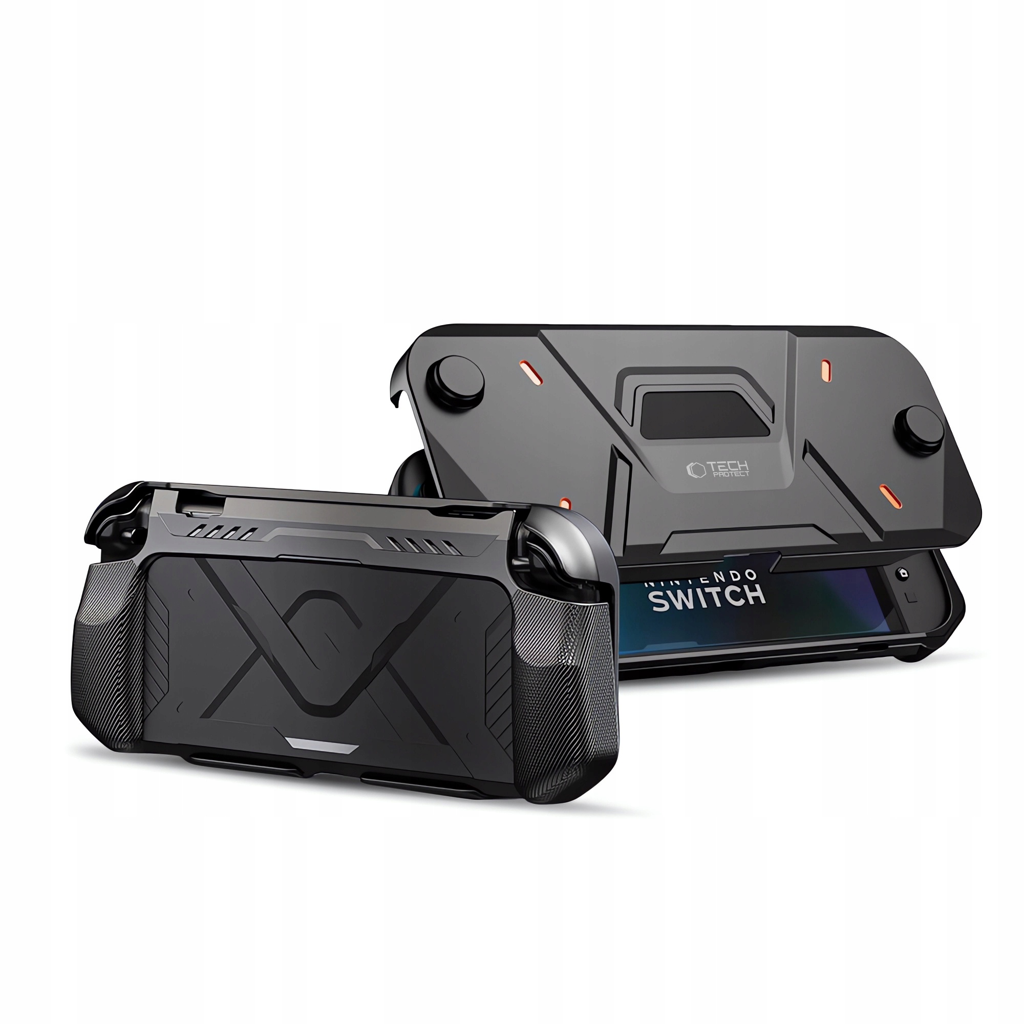 Etui Tech-Protect Carbonox Nintendo Switch 2 Black – Doskonała ochrona dla Twojej konsoli