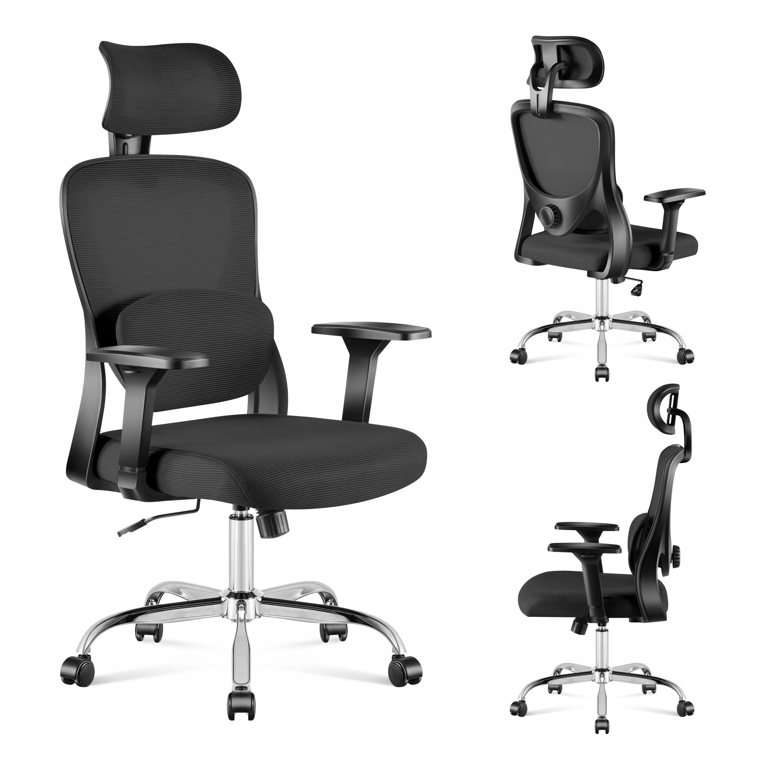Fotel biurowy Mark Adler Manager 3.2 Black – Ergonomia i komfort w pracy