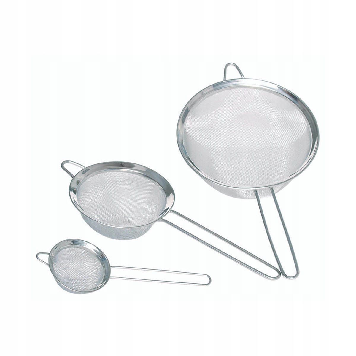 Sitka do przesiewania ze stali nierdzewnej - 3 sztuki Masterclass