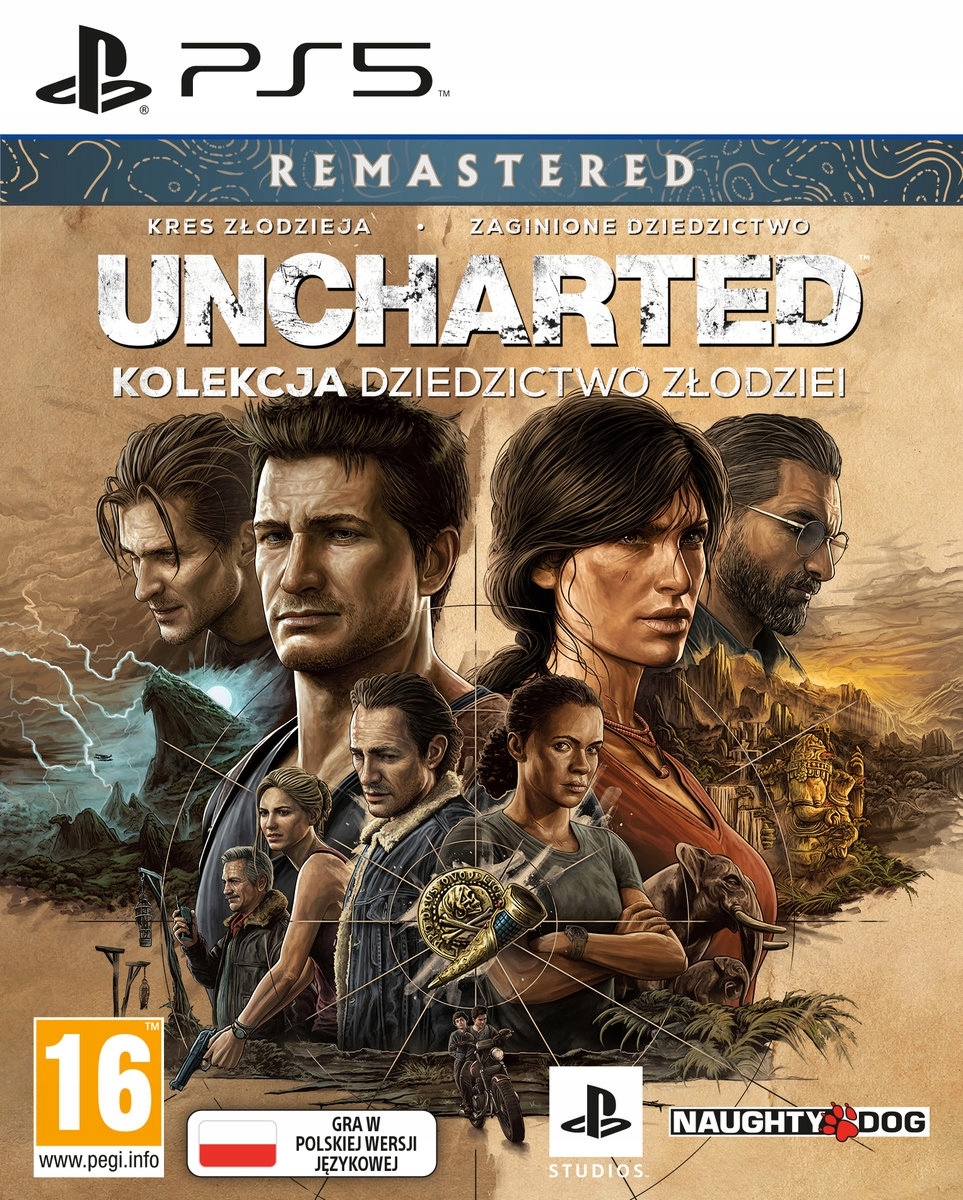 Uncharted: Kolekcja Dziedzictwo Złodziei PL/ENG (PS5) – Przeżyj niezapomniane przygody