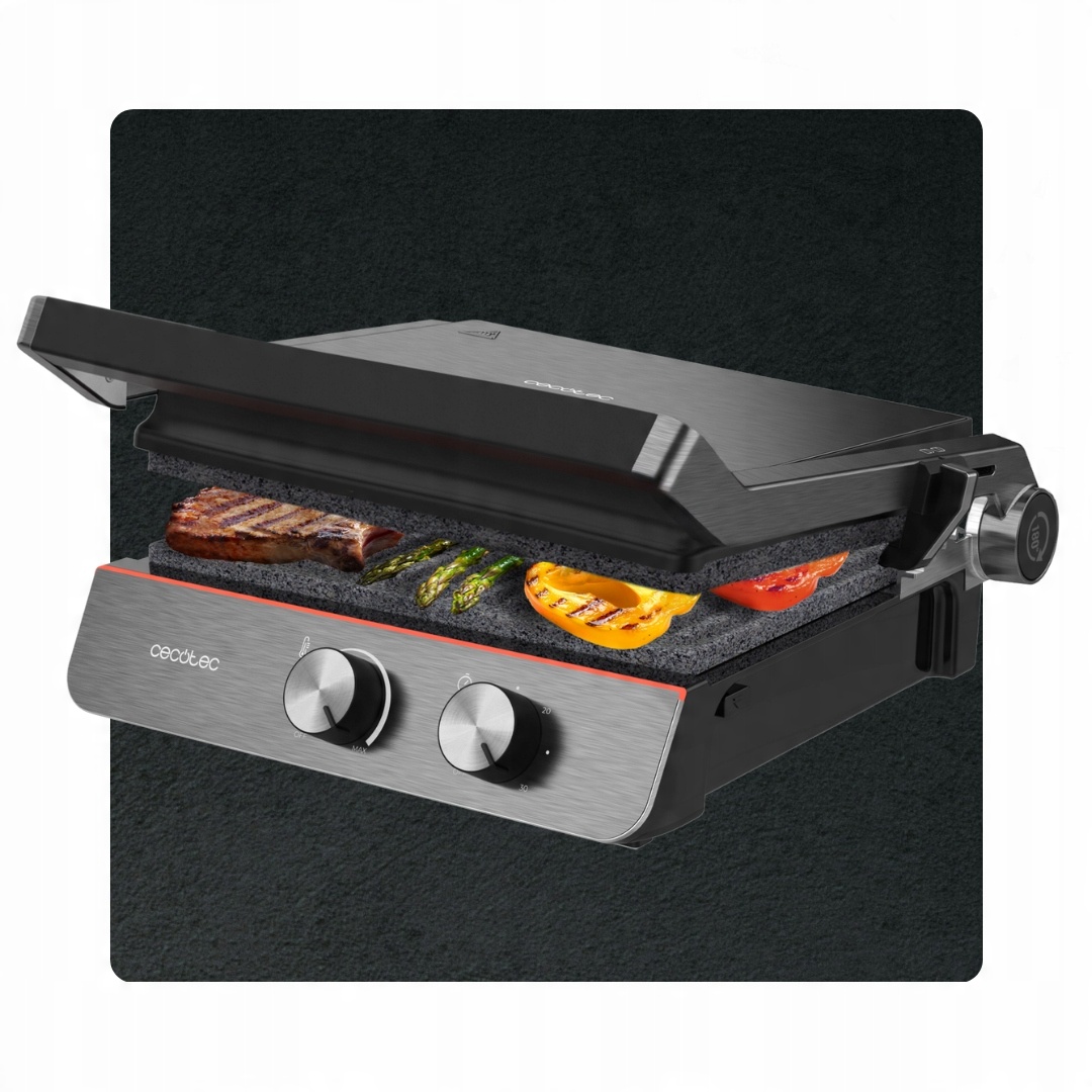 Moc 2200 W – Szybkie nagrzewanie i równomierne grillowanie