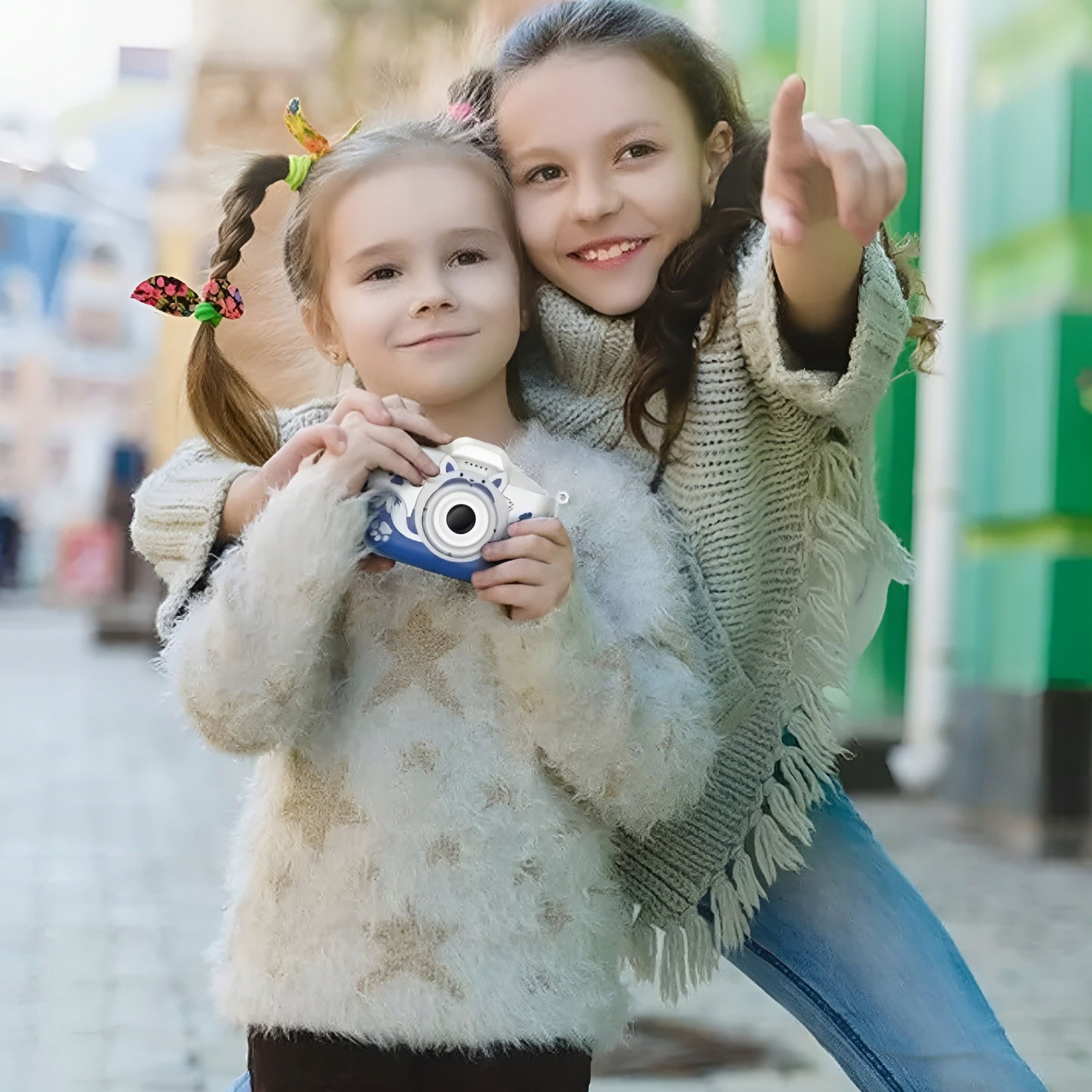 APARAT DLA DZIECI KAMERA ZABAWKA 40Mpx +KARTA 32GB Model Aparat fotograficzny dla dzieci lisek 40 Mpx
