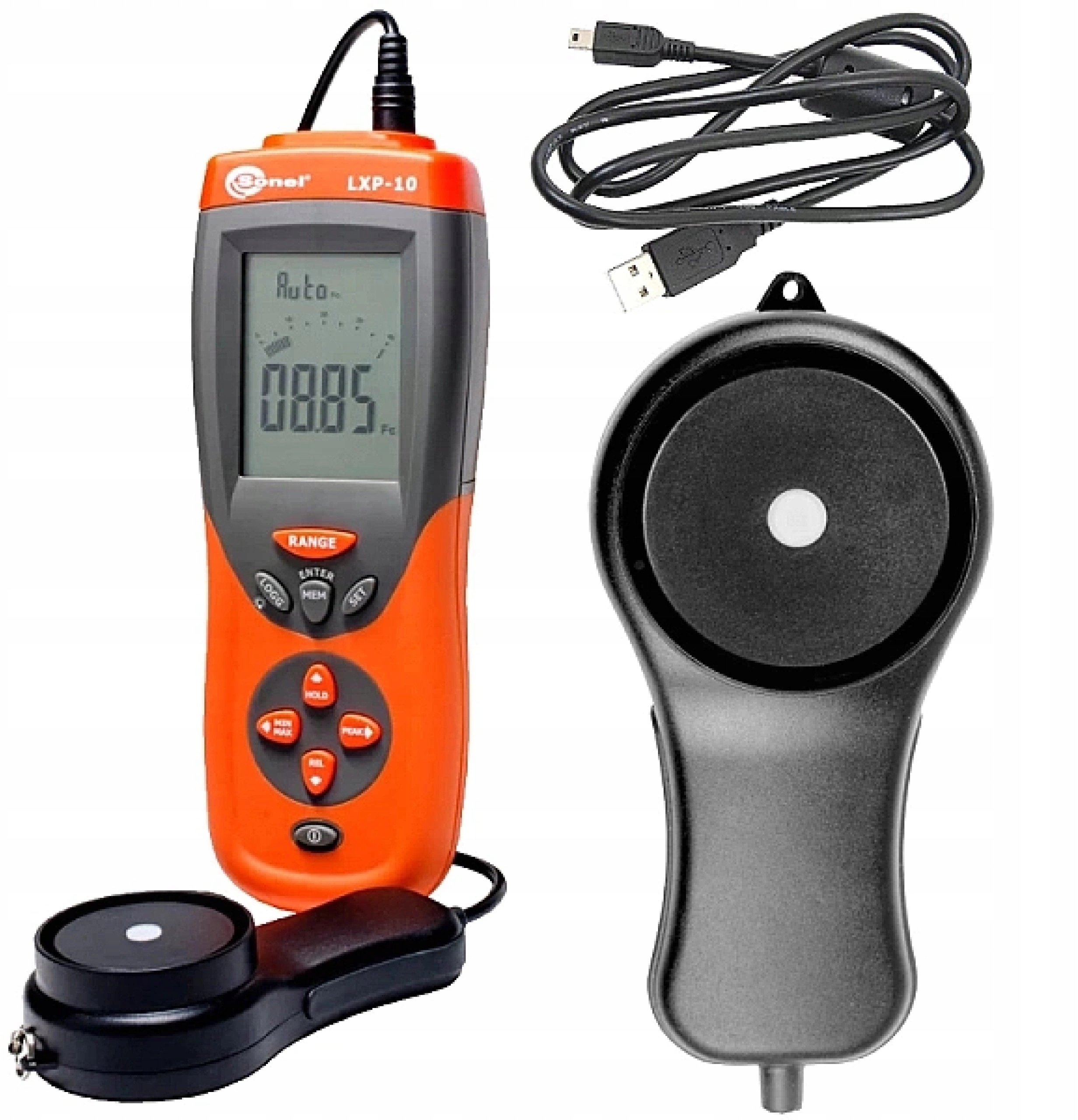 Zestaw zawiera: sonda, bateria i akcesoria