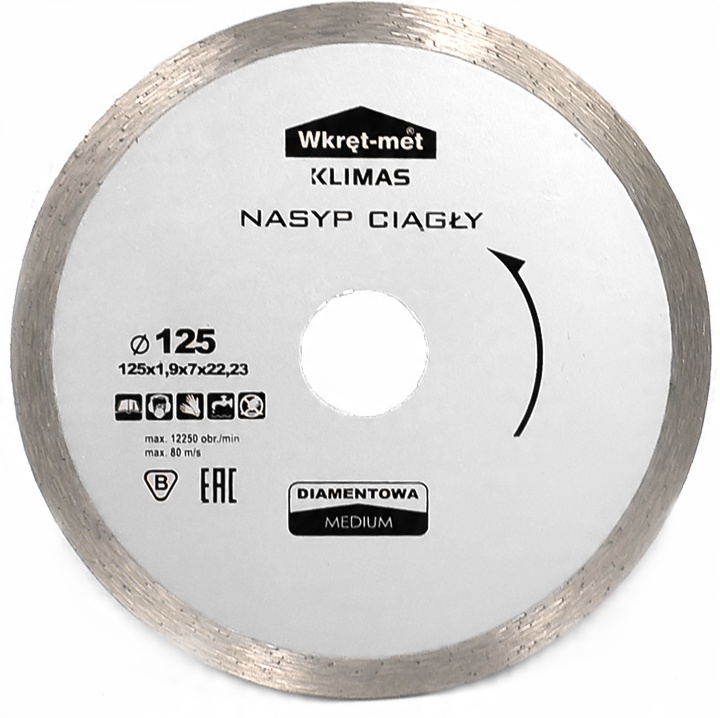 Wysoka jakość cięcia dzięki nasypowi ciągłemu