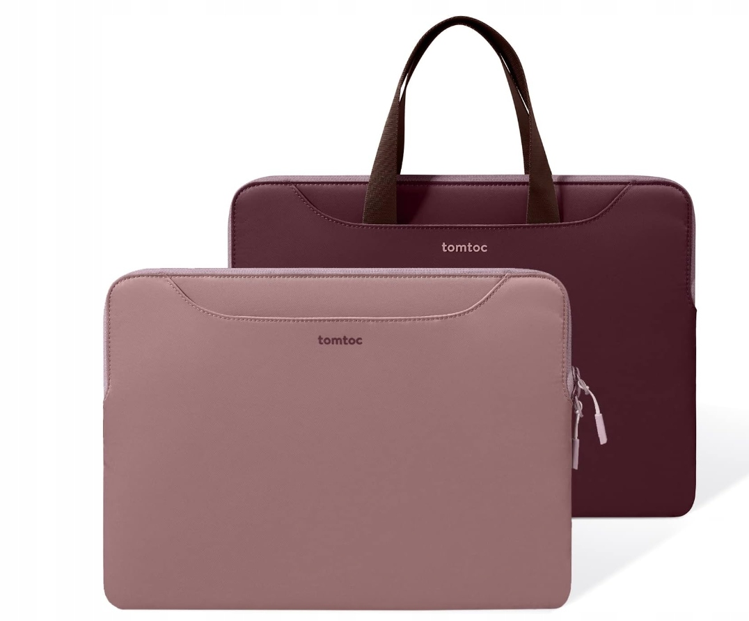 Torba Tomtoc Light-A21 Dual-color Slim Laptop Handbag, 13,5 Inch - Malinowa elegancja