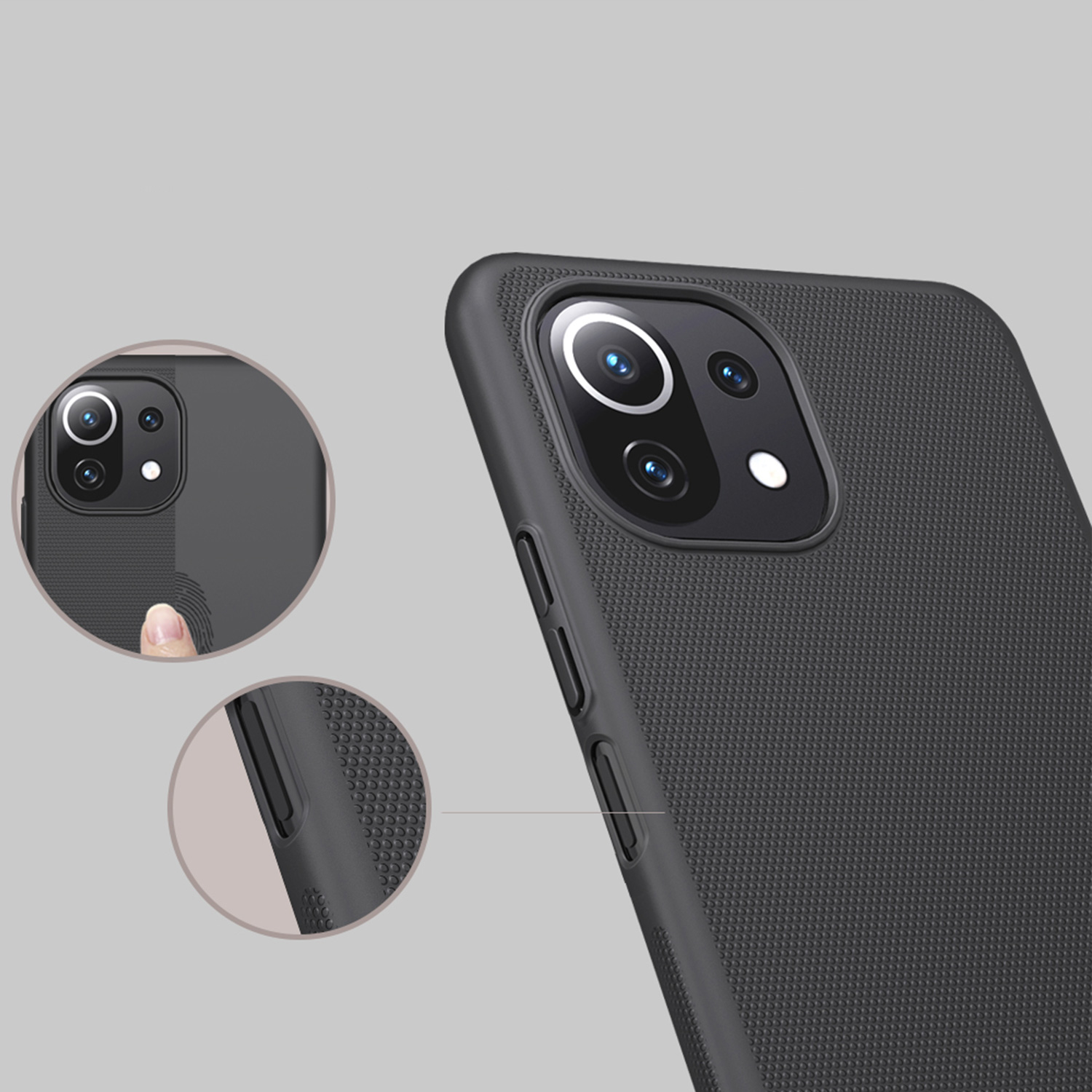 Etui Nillkin Frosted Shield dla Xiaomi Mi 11 Lite 4G/ 5G - Zalety, które pokochasz. Zostań z serią Frosted na dłużej!