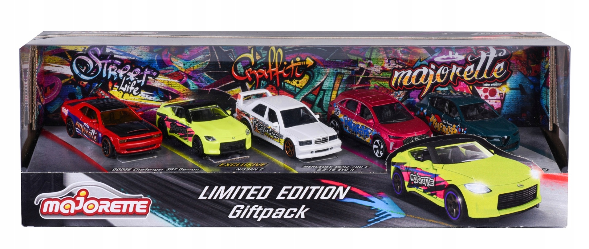 Wyjątkowe metalowe pojazdy w wersji Limited Edition Graffiti